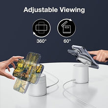 Load image into Gallery viewer, 2025 Upgrade 3 in 1 Charging Station for Apple MagSafe Charger, Adjustable Portable Wireless Charging Stand, Fast Wireless Charger Dock for iPhone 16 15 14 13 12 Pro Max &amp; Apple Watch AirPods (White)
