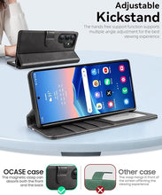 Load image into Gallery viewer, OCASE Compatible with Galaxy S25 Ultra Wallet Case, PU Leather Flip Folio Case with Card Holders RFID Blocking Kickstand [Shockproof TPU Inner Shell] Protective Phone Cover 6.9 Inch 2025, Spliced Gray
