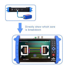 Load image into Gallery viewer, 7 Inch IP Camera Tester Security CCTV Tester Monitor-Support 6K IP/Coax/Analog Camera-with HDMI in&amp;Out/Power Output/PTZ Control/IP Searching/Network Tool
