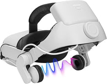 Load image into Gallery viewer, TechKen Headphone Comfort Battery Head Strap 8000mAh Compatible with Quest 2 Accessories On-Ear Audio Elite Strap Replacement for Enhanced Sound, Elite Head Strap for Meta/Oculus Quest 2
