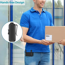 Load image into Gallery viewer, SLENPET Portable Waist Clip Fan, 6000mAh Battery Operated Necklace Fan, 23 Hours Working Time, 3 Speeds, 5100RPM Strong Airflow Hands-free Belt Fan for Outdoor Works, Farm, Hiking, Camping, Travel
