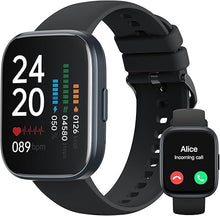 Load image into Gallery viewer, truefree Smart Watch for Men Women with Bluetooth Call 1.96&quot; Full Touch Screen Fitness Tracker with Heart Rate Blood Oxygen Sleep Monitor, IP68 Waterproof Activity Tracker for Android and iOS Phones
