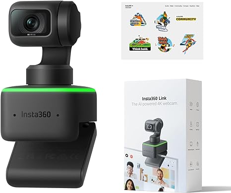 Insta360 Link Official Sticker Kit - PTZ 4K Webcam with 1/2