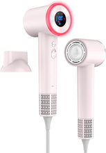 Load image into Gallery viewer, Hair Dryer, High Speed Fast Drying Hair Dryers, Negative Ionic Portable Blow Dryer with 110000 RPM Brushless Motor, Lightweight Low Noise Thermo-Control Hairdryer with Nozzle for Home, Travel
