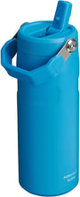 Load image into Gallery viewer, Stanley IceFlow Flip Straw 2.0 Water Bottle 16 OZ | Built-In Straw with Larger Opening | Lightweight &amp; Leak-Resistant | Insulated Stainless Steel | BPA-Free | Azure
