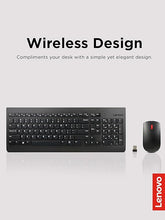 Load image into Gallery viewer, Lenovo 510 Wireless Keyboard &amp; Mouse Combo, 2.4 GHz Nano USB Receiver, Full Size, Island Key Design, Left or Right Hand, 1200 DPI Optical Mouse, GX30N81775, Black
