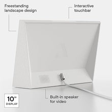 Load image into Gallery viewer, Aura Digital Picture Frame - 10.1&quot; HD Display | Wirecutter&#39;s Best Digital Frame for Gifting - Send Photos Directly from Your Phone from Anywhere | Quick &amp; Easy Setup Over WiFi - Free Aura App | White
