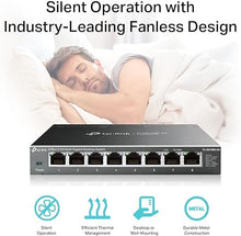 Load image into Gallery viewer, TP-Link TL-SG108S-M2 | 8-Port Multi-Gigabit 2.5G Ethernet Switch | Unmanaged Network Switch | Ethernet Splitter | Plug &amp; Play | Desktop/Wall Mount | Silent Operation
