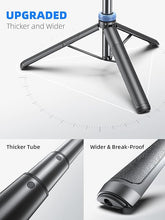Load image into Gallery viewer, Kaiess 62&quot; Tripod for iPhone, Selfie Stick Tripod &amp; Phone Tripod Stand with Remote, Cell Phone Tripod for iPhone, Extendable Travel Tripod Compatible with iPhone 15/14/13 Pro Max/Android
