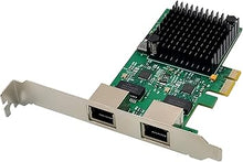 Load image into Gallery viewer, Dual-Port 2.5GBase-T PCIe Network Adapter RTL8125B 2500/1000/100Mbps PCI Express Gigabit Ethernet NIC Card RJ45 LAN Controller
