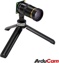 Load image into Gallery viewer, Arducam 8-50mm C-Mount Zoom Lens for IMX477 Raspberry Pi HQ Camera, with C-CS Adapter, Industrial Telescope Lens
