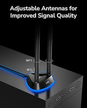 Load image into Gallery viewer, Cudy WiFi 7 WE9300S PCIe WiFi Card for PC, 6GHz Tri-Band Wireless Adapter, Intel BE200 Chipset, Bluetooth 5.4, High Gain Antenna, Easy Installation
