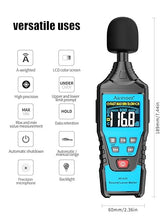 Load image into Gallery viewer, Decibel Meter spl Meter Sound Level Meter dB Meter Sound and Noise Meters Measuring 30 dB to 130 dB
