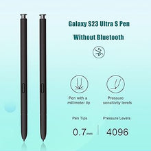 Load image into Gallery viewer, S Pen S23 Ultra Replacemen S23 Ultra 5g Stylus Pen for Samsung Galaxy S23 Ultra S Pen (Withoutbluetooth 2 Pack Black)
