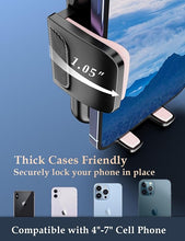 Load image into Gallery viewer, Phone Mount for Car Vent: [Never Blocking] Air Vent Cell Phones Holder for iPhone &amp; Samsung Android Smartphone [Thick Cases Friendly] Hands-Free Auto Mobile Phone Stand (Pink)
