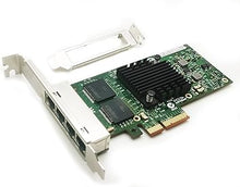 Load image into Gallery viewer, 1GbE Ethernet Card I340-T4 Quad RJ-45 Copper Ports PCIE X4 Ethernet Server Network Adapter(NIC) E1G44HTBLK Compatible Intel 82580 Chip with Low Profile Bracket
