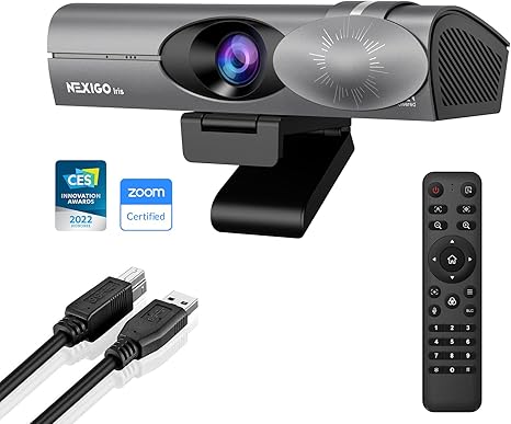 NexiGo Iris, 4K AI Webcam with 1/1.8