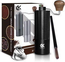 Load image into Gallery viewer, Manual Coffee Grinder with Adjustable Coarseness, Capacity 30g with CNC Stainless Steel Conical Burr, Pour Over Coffee for Hand Grinder Gift of Office Home Traveling Camping
