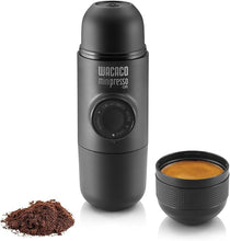 Load image into Gallery viewer, WACACO Minipresso GR, Portable Espresso Machine, Compatible Ground Coffee, Hand Coffee Make, Travel Gadgets, Manually Operated, Perfect for Camping
