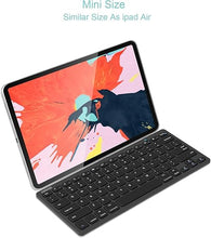 Load image into Gallery viewer, Arteck Ultra-Slim Keyboard Compatible with iPad 10.2-inch/iPad Air/iPad 9.7-inch/iPad Pro/iPad Mini, iPhone and Other Bluetooth Enabled Devices Including iOS, Android, Windows, Black
