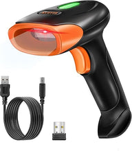 Load image into Gallery viewer, KUIIYER Wireless Barcode Scanner, 2D QR 1D Bar Code Scanners Handheld Barcode Reader with Updated 800 X 600 Pixel CMOS, Plug &amp; Play for Warehouse, Library, Supermarket, Square POS System &amp; More
