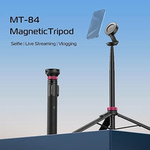 Load image into Gallery viewer, ULANZI 61'' Magnetic Selfie Stick Phone Tripod with Wireless Remote, Extendable Cell Phone Tripod Stand, Compatible with MagSafe, Cellphone Tripod for iPhone 16 15 14 13 12 Series and Android Phones

