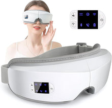 Load image into Gallery viewer, Eye Massager with Heat &amp; Vibration, Christmas Gifts for Women, mon or her, Air Pressure Massager, Foldable Sleep Mask Massager with Bluetooth Music, Eye Care Gift with 5 Massage Modes
