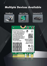 Load image into Gallery viewer, WiFi 6E Wireless Card Intel AX210 NGW Bluetooth 5.3 Tri-Band 5400Mbps Network Adapter for Laptop Support Windows 10/11 (64bit) M.2/NGFF
