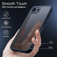 Load image into Gallery viewer, JETech Matte Case for iPhone 16e 6.1-Inch 2025, Shockproof Military Grade Drop Protection, Frosted Translucent Back Phone Cover, Anti-Fingerprint (Storm Blue)
