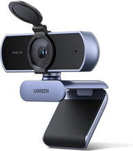 Load image into Gallery viewer, UGREEN 2K Webcam, Full HD 1080P Webcam for PC, Web Camera with Autofocus, Privacy Cover, Dual Noise Cancelling Mics, Computer USB Camera for Streaming, Conferencing, Calling, Zoom, Skype, Teams
