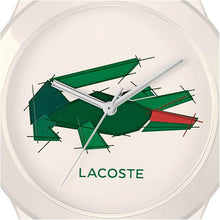 Load image into Gallery viewer, Lacoste Neocroc Men&#39;s and Women&#39;s 3H Quartz Watch, Silicone Strap, Water Resistant Up to 5ATM/50 Meters - Minimalist Elegance - Premium Fashion Timepiece - Gift for Him or Her - 38mm/42mm
