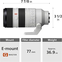 Load image into Gallery viewer, Sony FE 70-200mm F2.8 GM OSS II Full-Frame Constant-Aperture telephoto Zoom G Master Lens (SEL70200GM2) White

