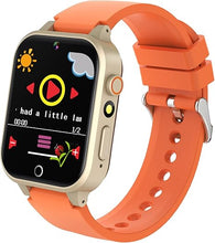 Load image into Gallery viewer, 1.5 Inches Kids Smart Watch for Boys Girls, 26 Puzzle Games, Smartwatch with Camera, Pedometer, Video Voice Music Player Learning Card,Christmas Birthday Gift for 3-12 Years Children (Orange)
