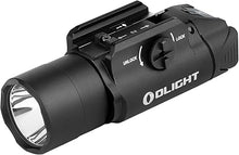 Load image into Gallery viewer, OLIGHT PL Turbo Weaponlight, 800-Lumen 515 Meters Long-Range Tactical Flashlight, 66,300 High Candela Compact Rail-Mounted Light with Strobe Function and Rail Locating Keys, Fits Picatinny and GL Rail
