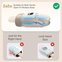 Load image into Gallery viewer, zaza Upgraded Hand Massager, Hand Massager ?ith Heat and Compression for Carpal Tunnel, LED Display Electric Hand and Wrist Massager for Palm Finger Numbness Pain Relief, Gift for Men Women
