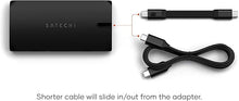 Load image into Gallery viewer, Satechi USB C Hub Multiport Adapter, USB C Docking Station 9 in 1, 4K HDMI, 100W USB C PD Charging, USB C Data, 2 USB-A, GbE, Micro/SD Card Readers, VGA, for MacBook, Windows - Black
