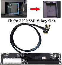 Load image into Gallery viewer, chenyang Oculink SFF-8612 to PCI-E 3.0 M.2 M-Key to SFF-8611 Host Adapter for GPD Win Max2 External Graphics Card &amp; SSD
