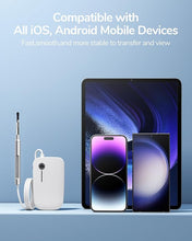 Load image into Gallery viewer, Teslong Digital Otoscope, Ear Camera with Ear Wax Removal Tools, Video Ear Scope Otoscope with Light, Compatible with iPhone15, iPad, Android Phone, USB, Ear Picks, Waterproof, 1080p HD
