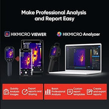 Load image into Gallery viewer, HIKMICRO B20 Thermal Imaging Camera with 2MP Visual Camera, Thermal Camera 256 x 192 IR Resolution, 25 Hz Refresh Rate, 3.2&quot; LCD Screen, Full Screen Measurement Thermal Scanner with WiFi, -4~1022°F
