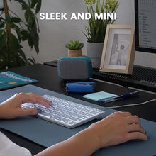 Load image into Gallery viewer, Perixx PERIBOARD-332MW Wired Backlit Scissor Keyboard - Compatible with Mac OS X and iOS Device - Mini 11.22x4.57x0.83 Inches - Scissor Keys with Big Font - White Backlit
