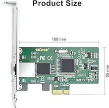Load image into Gallery viewer, 10/100/1000Mbps Gigabit Ethernet PCI Express NIC Network Card with Intel(R) 82573 Controller, Ethernet Server Converged Network Adapter, Single RJ-45, Support Windows Server/Freebsd/VMware
