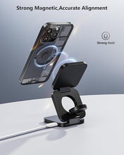 Load image into Gallery viewer, Antank 3 in 1 Charging Station for Apple, Magnetic Foldable Wireless Charger Stand, Portable Travel Charger for iPhone 16 15 14 13 12 Series, AirPods 3/2/Pro, Apple Watch Ultra/SE/9/8/7/6/5/4/3/2/1
