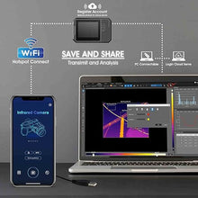 Load image into Gallery viewer, Thermal Imaging Camera, BTMETER Infrared Imager PF210 Detect Temperature -4°F~1022°F with 5 MP Visual Camera, 256 x 192 IR Resolution 25Hz, 3.5&quot; Touch Screen, WiFi Hotspot Transmission
