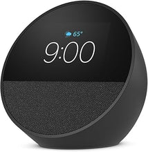 Load image into Gallery viewer, All-new Amazon Echo Spot (newest model), Smart alarm clock with vibrant sound + Alexa, Black
