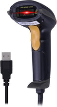 Load image into Gallery viewer, WoneNice USB Laser Barcode Scanner Wired Handheld Bar Code Scanner Reader Black
