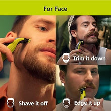 Load image into Gallery viewer, Philips Norelco OneBlade 360 Face, Hybrid Electric Beard Trimmer and Shaver with 5-in-1 Face Stubble Comb, Frustration Free Packaging, QP2724/90
