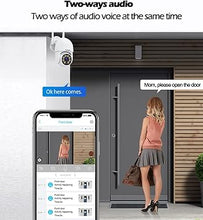 Load image into Gallery viewer, Wi-Fi Security Camera Outdoor 1080P, RTSP IP Surveillance Home WiFi Camera, 350°/120° Pan Tilt Auto Tacking, Human Detection, Color Night Vision, IP66
