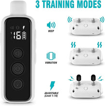 Load image into Gallery viewer, Bousnic Dog Shock Collar for 2 Dogs - (8-120lbs) Waterproof Rechargeable Electric Dog Training Collar with Remote for Small Medium Large Dogs with Beep Vibration Safe Shock Modes(Grey)
