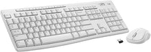 Load image into Gallery viewer, Logitech MK270 Wireless Keyboard and Mouse Combo for Windows, 2.4 GHz Wireless, Compact Mouse, 8 Multimedia and Shortcut Keys, 2-Year Battery Life, for PC, Laptop - Off White
