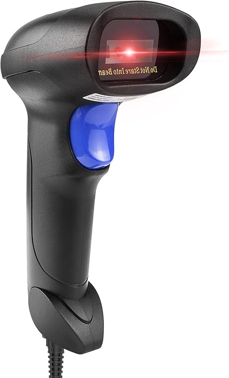 Handheld USB QR Barcode Scanner Reader for Computers, NetumScan Handheld Wired Automatic 1D 2D Image Bar Code Scanners for Mobile Payment, Store, Supermarket, Warehouse